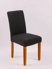 1入組素色彈性餐椅套家用極簡滌綸餐椅套 - 彩色 - 查看 8