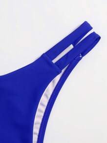 SHEIN Swim Summer Beach Cut Out Side Bikini Bottom