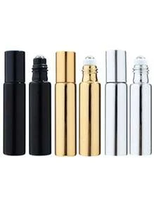 3入組10毫升UV玻璃可再裝香水瓶旅行滾珠精油滾珠瓶 - 彩色 - 查看 1