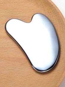 Facial Massage Tool Gua Sha Board 1pc Natural Terahertz Stone Gua Sha Scraping For SPA Therapy Trigger Point Treatment And Mitigation Deep Tissue Of Tensions And Pains Skincare Tools - Black - View 5