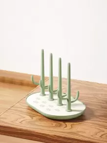 6 piezas Bebé con diseño de cactus Botella Rejilla de drenaje - Multicolor - Ver 1