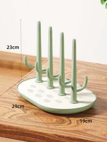 6 piezas Bebé con diseño de cactus Botella Rejilla de drenaje - Multicolor - Ver 3