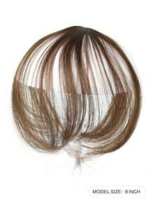 Tóc Ngắn Thẳng Tổng Hợp Với Tóc Mai - Màu Khaki - Xem 2