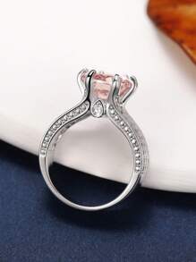 1 chiếc nhẫn trang trí đính đá Cubic Zirconia, quà tặng ngày Valentine cho nàng. - Rượu sâm banh - Xem 4