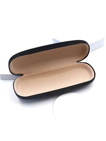 1PC Classic Glasses Case Hard Shell Linen Fabrics Spectacle Storage Case Optical Frame Case Glasses Accessories For Women