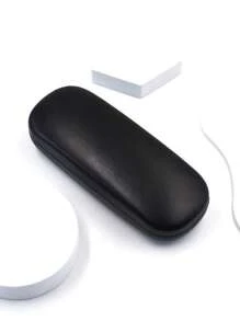 1PC Classic Glasses Case Hard Shell Linen Fabrics Spectacle Storage Case Optical Frame Case Glasses Accessories For Women