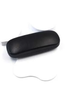 1PC Classic Glasses Case Hard Shell Linen Fabrics Spectacle Storage Case Optical Frame Case Glasses Accessories For Women