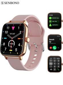 Reloj inteligente monitor de pulsaciones - Rosa - Ver 1