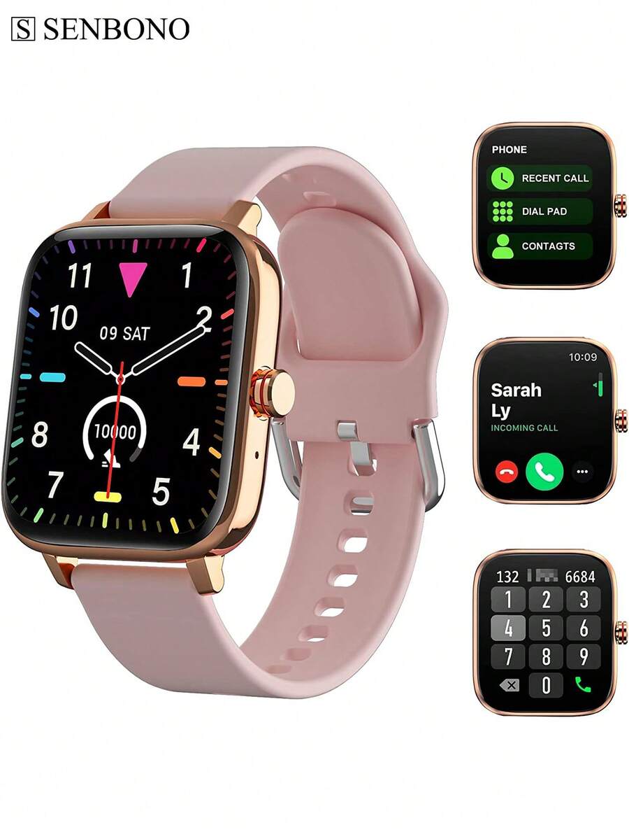 Reloj inteligente monitor de pulsaciones - Rosa - Ver 1