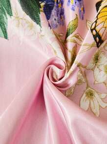 3 piezas/set de sábanas con estampado de flores, juego de sábanas de tela romántica para el hogar - Multicolor - Ver 8