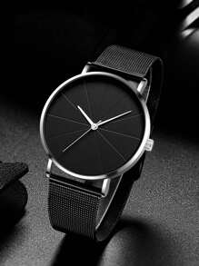 Men's Watches Fashion Men's Black Watch Casual Quartz Watch For Men Gift