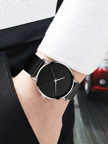 Men's Watches Fashion Men's Black Watch Casual Quartz Watch For Men Gift