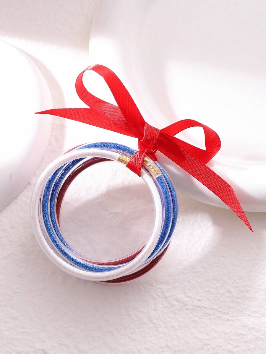 5 cái/bộ Vòng tay tối giản thời trang dành cho nữ dự tiệc - Nhiều màu - Xem 1