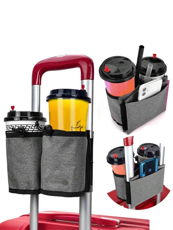 Grey Drink Bag Cup Holder For Suitcase SHEIN UK