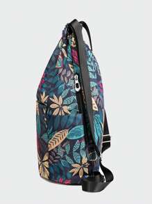 便攜抽繩包防水包運動健身包適合旅行審美運動包運動包 - 彩色 - 查看 4