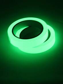 1roll Plastic Floor Sealing Sticker, Creative Glow In The Dark Tile Decoration Seam Tape For Home - Green - View 5