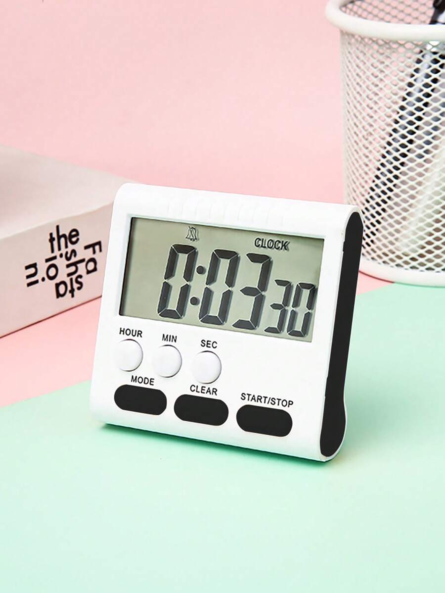 Nhiệt kế kỹ thuật số & Hẹn giờ - màu đen - Xem 1