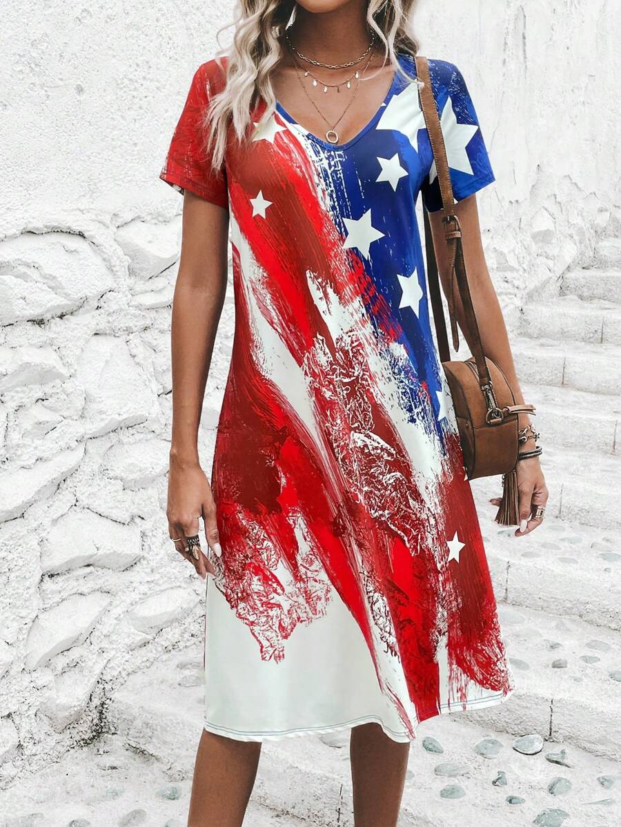 EMERY ROSE Áo thun in hình Americana - Nhiều màu - Xem 1