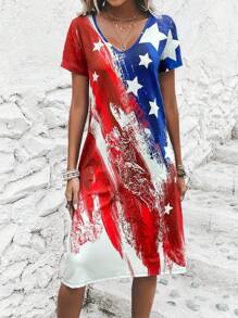 EMERY ROSE Áo thun in hình Americana - Nhiều màu - Xem 4