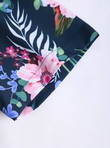Manfinity RSRT Men Tropical Print Shirt Without Tee - Multicolor - View 4