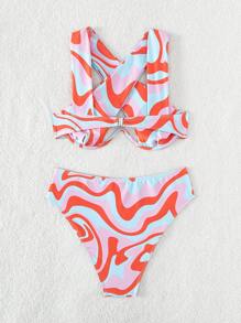Bộ Bikini Nữ Hội Chữ thập Tất cả trên in - Nhiều màu - Xem 4