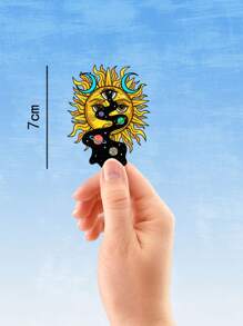 ThisUniqueVibe 星系和太陽印花貼紙