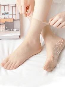 5雙波卡圓點短襪 - 無色 - 查看 1