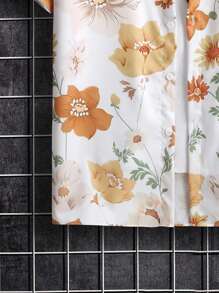 Manfinity RSRT 男士印花襯衫和腰部抽繩短褲不帶T恤 - 彩色 - 查看 5