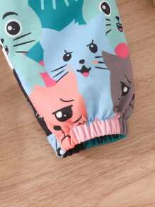 SHEIN Baby Cartoon Graphic Pants - Multicolor - View 5