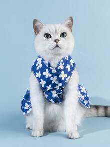 Váy Thú cưng - Màu xanh lam - Xem 6