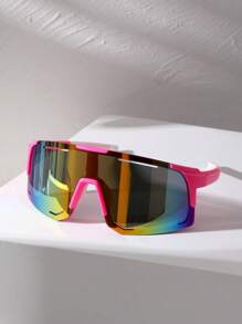 1pc Outdoor Sports Fashion Sports Glasses - Ombre - View 1