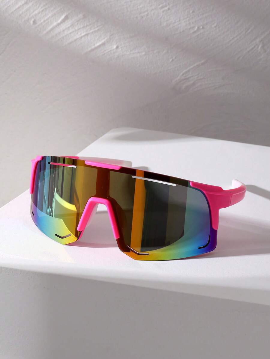 1pc Outdoor Sports Fashion Sports Glasses - Ombre - View 1