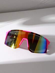 1pc Outdoor Sports Fashion Sports Glasses - Ombre - View 2
