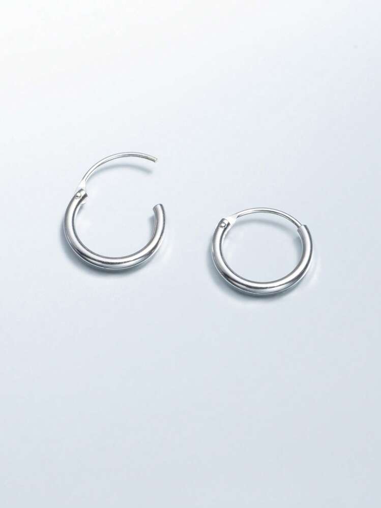 Orecchini a cerchio SterlinX - piccolo - lucido - pregiata - in finissimo 925 argento Sterling D1SDO8711 : SterlinX