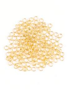 10 Sizes Double Layer Jump Rings For Bracelet, Necklace, Keychain Findings, 4-20mm - Yellow Gold - View 4