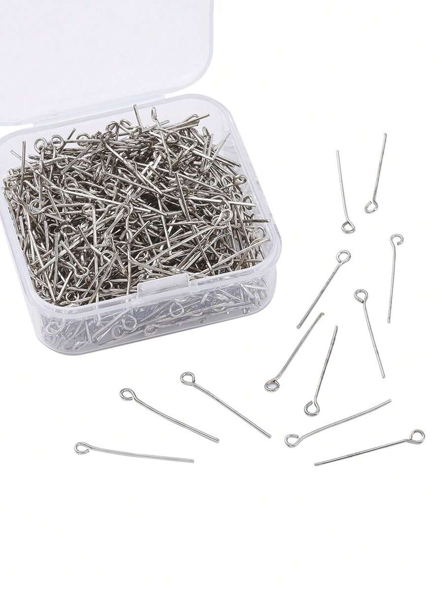 1 paquete de accesorio de joyería DIY minimalista informal para mujer para hacer joyas - Ancient Silver - Ver 1