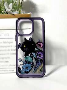 Ốp điện thoại họa tiết mèo & hoa - Trong sáng - Xem 3