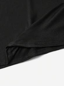 Mulvari Summer Heart & Slogan Graphic Tee, YES, - Black - View 5