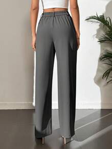 SHEIN Tall High Waist Wide Leg Pants