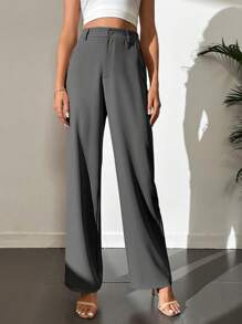 SHEIN Tall High Waist Wide Leg Pants