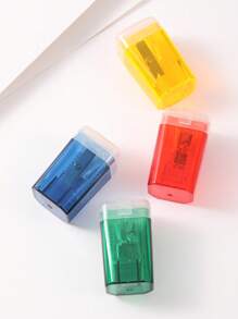 4 cái Gọt bút chì mini có thiết kế thùng rác - Hồng - Xem 2