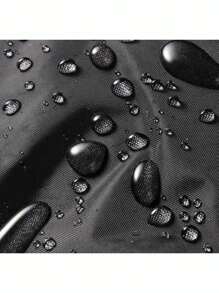 1pc Plain Furniture Dust Cover - Black - View 2