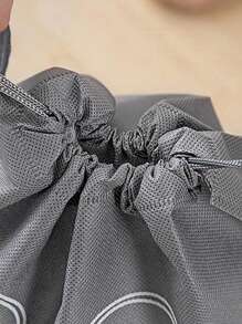 1入組鞋型鞋收納袋，現代無紡布鞋收納袋，適合家用 - 灰色 - 查看 5