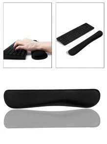 1 miếng đệm cổ tay bằng cao su trơn - màu đen - Xem 3