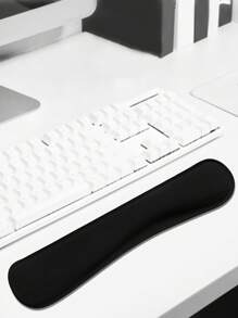 1 miếng đệm cổ tay bằng cao su trơn - màu đen - Xem 4