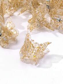 16 cái Phụ nữ Thiết kế Bướm Thời trang Vuốt tóc để Trang trí Tóc - Nhiều màu - Xem 4