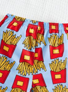 SHEIN Đồ dưới đáy Bé Hoạt hình Tất cả trên in - Nhiều màu - Xem 3