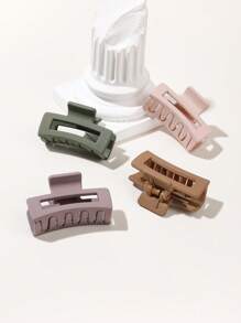 6 mini pinzas para el pelo sólidas para uso diario casual. - Multicolor - Ver 5