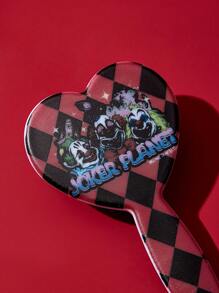 ROMWE Grunge Punk 1pc Clown Pattern Cushion Hair Brush - Multicolor - View 3