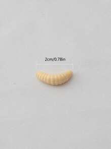 50pcs Worm Design Fishing Lure - Beige - View 4